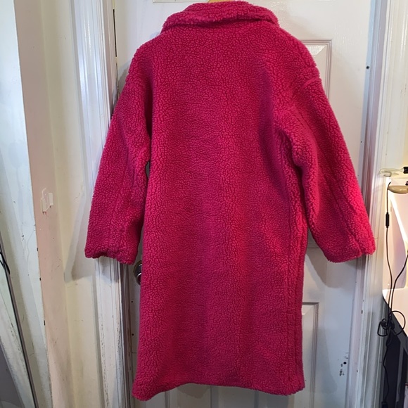 Better Be Hot Pink Teddy Coat - Picture 2 of 5